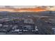 Aerial view of cityscape at sunset, showing surrounding area at 4525 Dean Martin Dr # 2406, Las Vegas, NV 89103