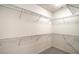 Large walk-in closet with adjustable shelving, maximizing storage and organization at 7625 Fieldfare Dr, North Las Vegas, NV 89084