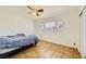 Bedroom with tile floors, ceiling fan and closet at 425 Oil Lantern Ln, Las Vegas, NV 89145