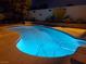 Inviting backyard pool featuring cool blue water and a tiled edge, perfect for evening relaxation and backyard gatherings at 4369 Greenhill Dr, Las Vegas, NV 89121