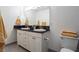 Well-lit bathroom featuring double sinks and plenty of counter space at 2485 Paradise Village Way # 0, Las Vegas, NV 89120