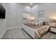 Bright bedroom with a comfortable bed and modern decor at 1228 Stellar Rim Ct, Henderson, NV 89012