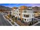 Modern three story building with balconies, located in a new community at 639 Spotted Falcon St, Las Vegas, NV 89138