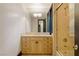 Elegant bathroom features a vanity with ample storage and a shower/tub combo at 33 Promontory Ridge Dr, Las Vegas, NV 89135