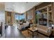 Spacious bedroom with large windows and sitting area at 33 Promontory Ridge Dr, Las Vegas, NV 89135