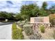 Rio Vista community sign with well-manicured landscaping along the entryway at 7961 Alta Lima Valley Ct, Las Vegas, NV 89178