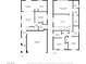 Detailed floorplan showing layout of the home's two floors, including room dimensions at 7961 Alta Lima Valley Ct, Las Vegas, NV 89178