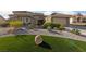 Attractive home exterior featuring desert landscaping, a well-maintained yard, and an attached garage at 8517 Bayland Dr, Las Vegas, NV 89134