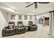 Basement media room with leather reclining seats and wet bar at 868 Marina Dr, Boulder City, NV 89005