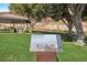 Informative sign at park with a covered picnic area nearby at 868 Marina Dr, Boulder City, NV 89005