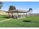 Covered picnic area with lake and mountain views at 868 Marina Dr, Boulder City, NV 89005