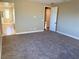 Large main bedroom with access to ensuite bathroom at 9813 Belikove Manor Ave, Las Vegas, NV 89178