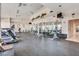 Community gym featuring modern treadmills, weight machines, and mirrored walls at 2725 S Nellis Blvd # 2108, Las Vegas, NV 89121