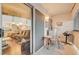 Cozy patio with seating and a grill, extending indoor living space with a view of the interior at 2725 S Nellis Blvd # 2108, Las Vegas, NV 89121
