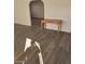 Living room showcasing wood-look floors and console table at 6232 Blair Way, Las Vegas, NV 89107