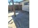 Concrete patio with pergola and partial pool view at 6232 Blair Way, Las Vegas, NV 89107
