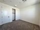 Bright bedroom with carpet, recessed lights and standard closet at 10208 Bismarck Palms Ave, Las Vegas, NV 89166