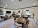 Community room with tables, chairs, and kitchen facilities at 2555 Hampton Rd # 4308, Henderson, NV 89052