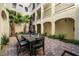 Community patio with table and chairs at 2555 Hampton Rd # 4308, Henderson, NV 89052