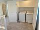 Laundry closet with washer and dryer included at 5072 Dule Grove St, Las Vegas, NV 89130