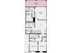 Second floor floorplan with primary suite and a loft at 655 N Water St, Henderson, NV 89015