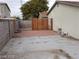 Backyard featuring a mix of concrete and brick patio at 1929 Evelyn Ave, Henderson, NV 89011