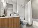 Modern bathroom with bathtub and wood vanity at 21 Canyon Bay Dr, Henderson, NV 89011