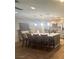 Spacious kitchen featuring a large island with counter seating and pendant lighting at 3909 Woodhill Ave, Las Vegas, NV 89121