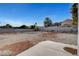 Expansive backyard with privacy wall and desert landscape at 6315 N El Capitan Way, Las Vegas, NV 89149
