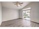 Living area with sliding door leading to backyard at 9124 Sapphire Point Ave, Las Vegas, NV 89147