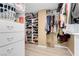 Spacious walk-in closet with lots of shelving and drawers at 11074 Caramel Crest Ct, Las Vegas, NV 89135