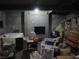 Ample unfinished basement space with various items at 4243 E Carey Ave, Las Vegas, NV 89115