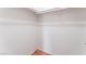 Empty walk-in closet with wood flooring and hanging rods at 6370 Canyon Vista Ct, Las Vegas, NV 89156