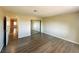 Spacious bedroom with mirrored closet and access to bathroom at 1333 Del Mar St # 202, Las Vegas, NV 89119