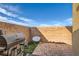 Cozy backyard featuring a built-in grill with brick pavers at 1065 Admiral Emblem St, Henderson, NV 89015