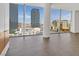 Bright living area features floor-to-ceiling windows offering panoramic city views at 3726 Las Vegas Blvd # 1902, Las Vegas, NV 89158