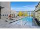 Inviting rooftop pool with lounge chairs and a sleek modern design, perfect for relaxation and enjoyment at 3726 Las Vegas Blvd # 1902, Las Vegas, NV 89158