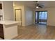 Spacious living area with sliding glass doors to patio at 5121 Lindell Rd # 104, Las Vegas, NV 89118