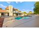 Inviting pool and spa with a diving board, perfect for relaxation and fun at 2501 Wimbledon Dr, Las Vegas, NV 89107