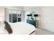 Main bedroom with city view and ample closet space at 2700 Las Vegas Blvd # 2303, Las Vegas, NV 89109