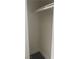 A simple closet with a rod for hanging clothes, perfect for storage at 5317 Indian River Dr # 295, Las Vegas, NV 89103