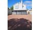 Spacious backyard featuring a covered patio area and low-maintenance landscaping at 2801 Willow Wind Ct, Las Vegas, NV 89117