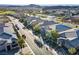 Aerial view of houses and a street at 44 Strada Caruso, Henderson, NV 89011