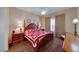 Bedroom with a decorative four-poster bed and matching furniture at 1950 Colvin Run Dr, Henderson, NV 89052