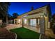 Extended patio with string lights and access to the interior at 1833 Indian Bend, Henderson, NV 89074