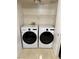 Convenient laundry area with LG washer and dryer at 3125 N Buffalo Dr # 1133, Las Vegas, NV 89128