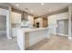 Contemporary kitchen featuring a large island at 10232 Meandering Dell Ave, Las Vegas, NV 89166