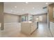 Bright and airy living room with sliding glass doors leading to the backyard at 10232 Meandering Dell Ave, Las Vegas, NV 89166