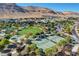 Community park with pickleball courts and a large green space at 6411 Wild Blue Ct, Las Vegas, NV 89135