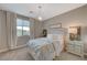 Charming bedroom with a queen-size bed and a neutral color palette at 6411 Wild Blue Ct, Las Vegas, NV 89135